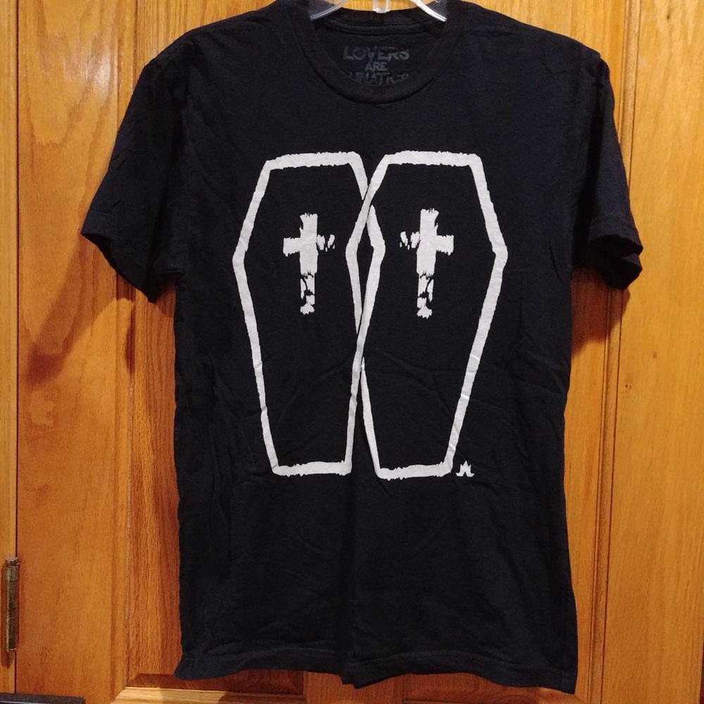 Lovers Are Lunatics Twin Coffin Tee